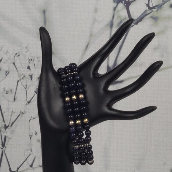 Swarovski Bead 3 strand bracelet - Picture 2 of 4